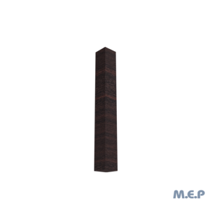Angle extérieur 90° RIVECEL PREMIUM H. 300 mm - Acajou