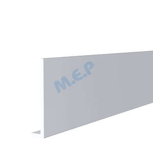 Planche de rive moulurée en PVC cellulaire RIVECEL L9 blanc L. 5000 x H. 175 mm
