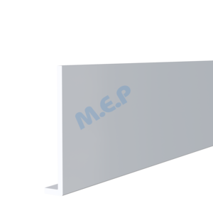 Planche de rive moulurée en PVC cellulaire RIVECEL L9 blanc L. 5000 x H. 200 mm
