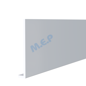 Planche de rive moulurée en PVC cellulaire RIVECEL L9 blanc L. 5000 x H. 225 mm