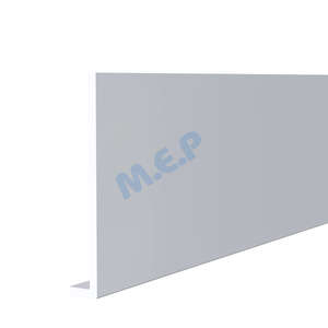 Planche de rive moulurée en PVC cellulaire RIVECEL L9 blanc L. 5000 x H. 225 mm