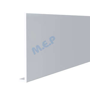Planche de rive moulurée en PVC cellulaire RIVECEL L9 blanc L. 5000 x H. 250 mm