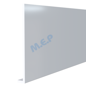 Planche de rive moulurée en PVC cellulaire RIVECEL L9 blanc L. 5000 x H. 300 mm