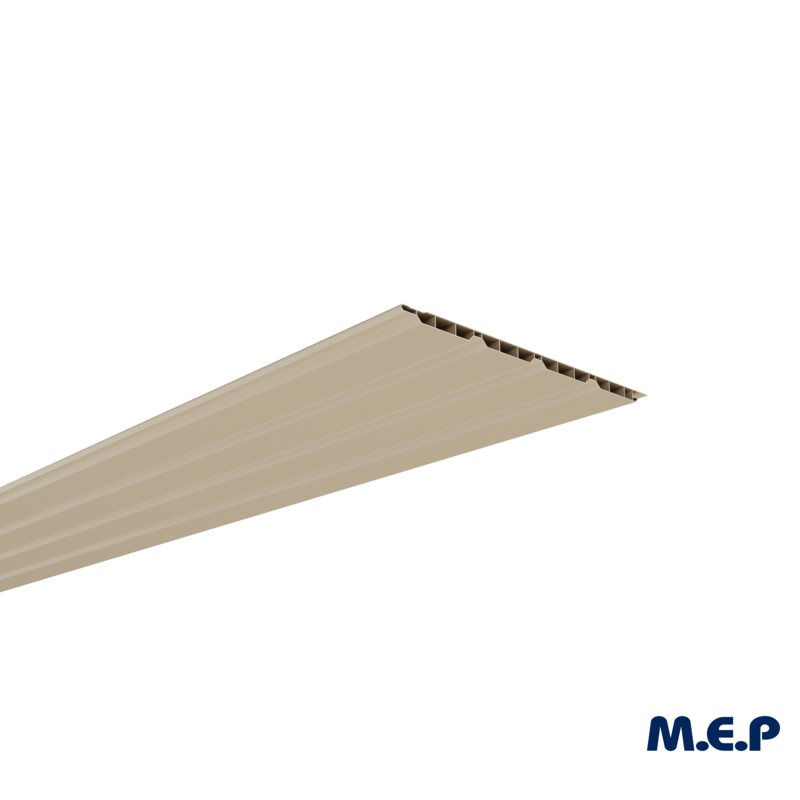 Lambris SE en PVC sable L. 4 x l. 0,25 m x H. 10 mm
