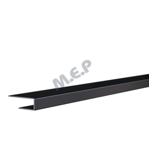 Petite finition - L. 4 ml (profilé U) - Noir