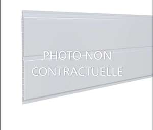 Lambris SME MODECCO en PVC blanc L. 4 x l. 0,25 m x H. 10 mm