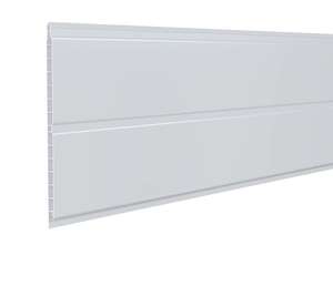 Lambris SME MODECCO en PVC blanc L. 4 x l. 0,25 m x H. 10 mm