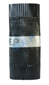 Closoir souple Rol-Mep en tissu/aluminium noir graphite - Rouleau de L. 5000 x l. 310 mm