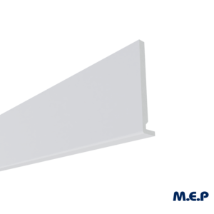 Planche de rive arrondi en PVC cellulaire RIVECEL L16 blanc L. 5000 x H. 200 mm