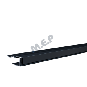 Finition murale clipsable - L. 4 ml - Anthracite