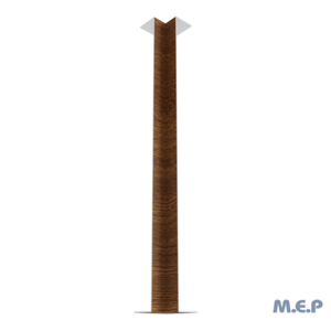 Angle intérieur 90° double RIVECEL H. 500 mm - Chêne