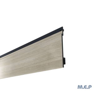 Bardage pour façades ISOCEL PREMIUM en PVC chêne blanchi L. 4 m