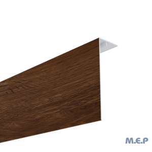 Couvercle d'angle (mâle) 150 x 50 mm L. 3 m - Chêne Miel