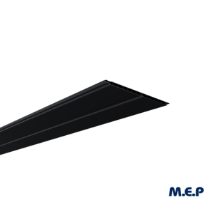 Lambris PVC sous toiture type SME 2 frises - ep. 10 mm 0.25 x 4 ml - Noir