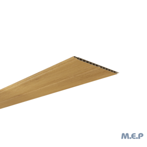 Lambris PVC sous toiture type SME 2 frises - ep. 10 mm 0.25 x 4 ml - Chêne Clair