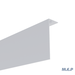 Couvercle d'angle (mâle) 150 x 50 mm L. 3 m - Blanc