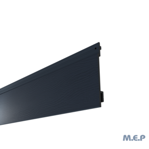 Bardage PVC ISOCEL Veiné Bois 166 mm x 4 ml - Anthracite