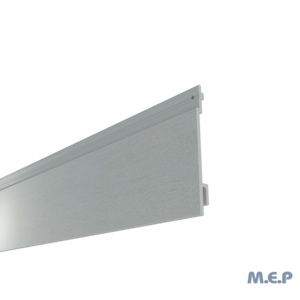 Bardage PVC ISOCEL Minéral 166 mm x 4 ml - Gris Clair