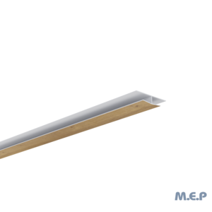 Jonction à plat double - L. 4 ml (profilé H) - Chêne Liège