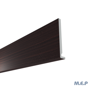 Planche de rive PVC RIVECEL PREMIUM "L16" H. 200 mm L. 5 m - Acajou