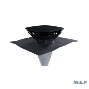 Chapeau de ventilation faibles pertes pour toiture tuile 160 mm - Anthracite