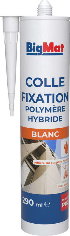 Colle de fixation polymère BIGMAT - Cartouche de 450 gr