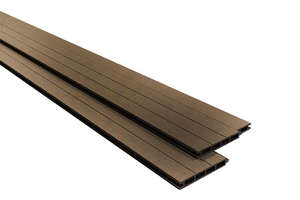 Lame pour clôture H en composite Bali chocolat -  20 x 150 mm - L. 1,80 m