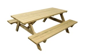 Table de pique-nique traité classe 4 L. 700 x l. 180 x H. 120 mm