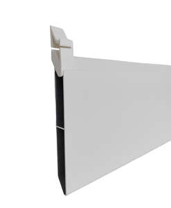 Lame ajourée aluminium ALUCLOS ALULINE L. 200 x l. 15 cm x Ep. 18 mm - Blanc 9016 