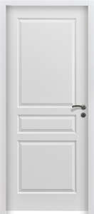 Bloc porte postformés THEMIS alvéolaire H. 2040 x l. 730 mm poussant droit - Huisserie résineux 90x45 mm