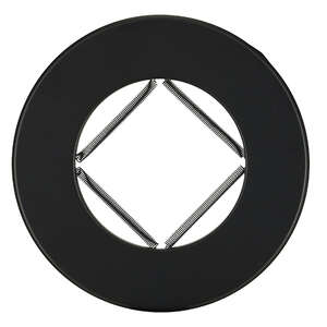 Rosace multi-usage en acier noir - Diam. 150 mm