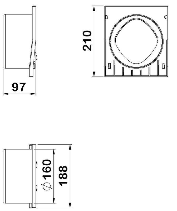 Obturateur pour caniveau XTRADRAIN en polypropylène 150 H. 150 x L. 11 x l. 138 mm