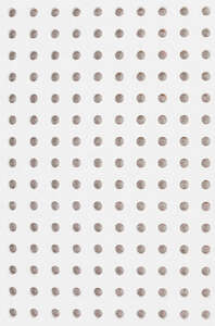 Plaque de plâtre DELTA UFF 8/18R pour plafonds non démontables - Voile noir - L. 1998 x L. 1188 x  Ép. 12,5 mm