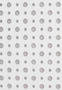 Plaque de plâtre DELTA UFF 12/20/66R pour plafonds non démontables - Voile noir - L. 1980 x l. 1188 x  Ép. 12,5 mm
