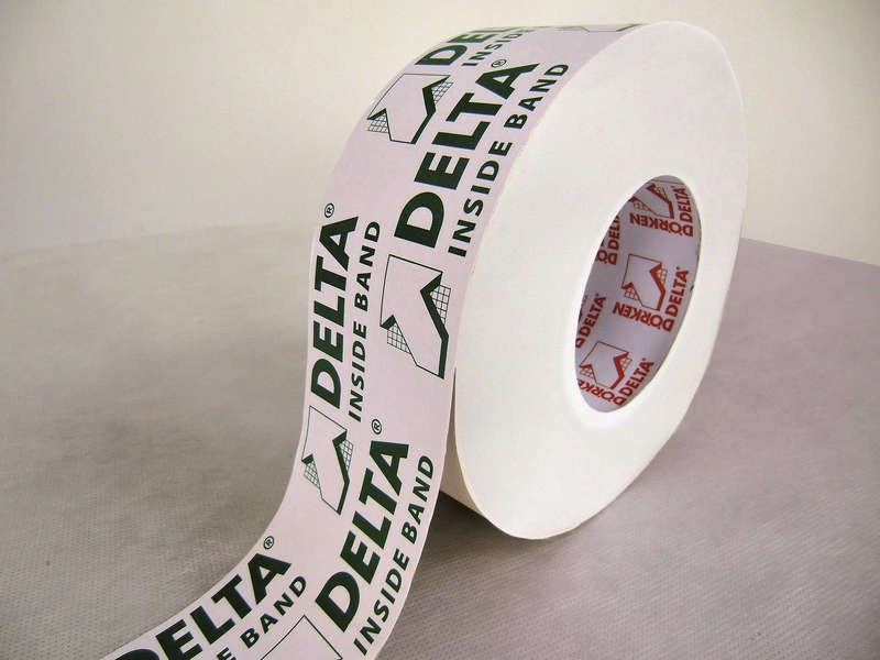 Ruban multi-usage en papier armé DELTA® INSIDE BAND noir - Rouleau de L. 25 x l. 6 cm