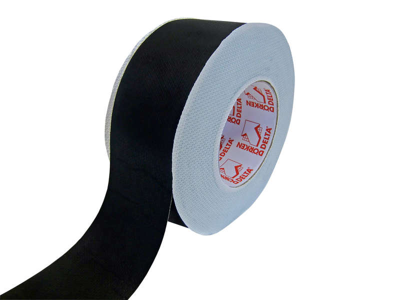 Ruban adhésif pour toiture en acrylique DELTA® TAPE FAS noir - Rouleau de L. 2000 x l. 10 cm