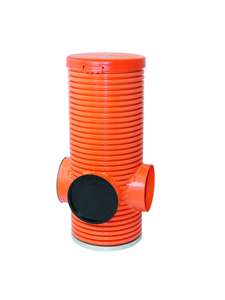 Regard en PVC-U DELTA® OPTI-CONTROL orange - Diam. 315 mm x L. 1,05 m