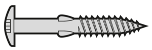 Vis en inox TORX avec ailettes OP52 - L. 38 x l. 4,8 mm - Sachet de 100 pièces
