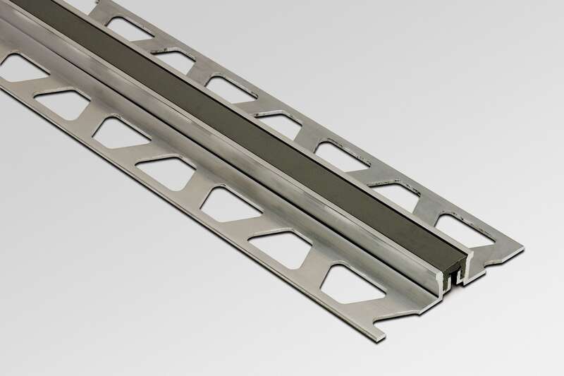 Profilé de fractionnement SCHLÜTER DILEX-AKSN en aluminium gris L. 2,5 m x H. 16 mm