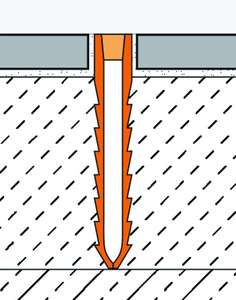 Profilé de fractionnement pour pose scellée SCHLÜTER DILEX-MOP en PVC gris L. 2,5 m x H. 35 mm
