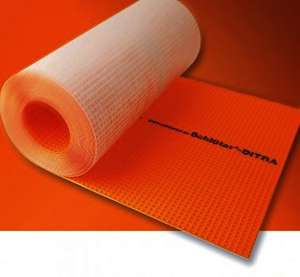 Natte de drainage SCHLÜTER DITRA 25 en polyéthylène - Rouleau de l. 30 x L. 1 m 