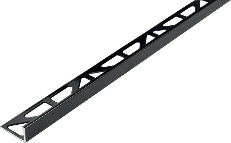 Profilé de finition en aluminium DUROSOL L. 2,5 m x H. 10 mm noir