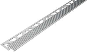 Profilé nez-de-marche en aluminium DURASTEP SOLID L. 2,5 m x l. 20 mm x H. 9 mm argent