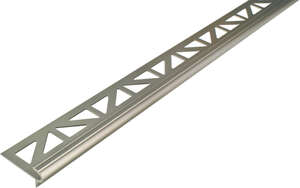 Profilé nez-de-marche pour décoration en aluminium FLORENTOSTEP L. 250 cm x l. 34 x H. 11 mm