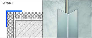 Profilé pour protection des angles en aluminium DURAGARD WP L. 3 m x l. 20 x H. 20 mm naturel