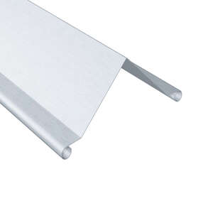 Faîtière simple à ourlet pour toiture en zinc CLASSIC naturel - dév. 400 - L. 2000 x Ép. 0,65 mm