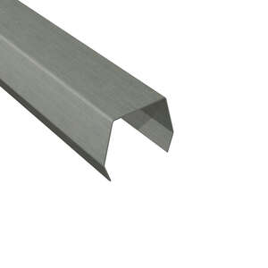 Couvre-joint standard pour tasseau de 40 en zinc PrePATINA ardoise - dév. 100 - L. 2000 x Ép. 0,65 mm