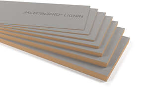 Panneau d'aménagement rigide à faible empreinte carbone JACKOBOARD® LIGNIN PLANO L. 2600 x l. 600 x Ép. 40 mm