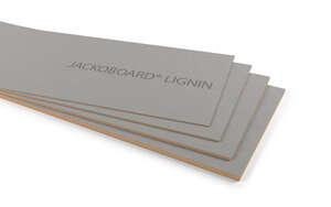 Panneau d'aménagement rigide à faible empreinte carbone JACKOBOARD® LIGNIN PLANO L. 2600 x l. 600 x Ép. 50 mm