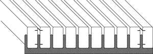 Module de terrasse en Mélèze de Sibérie 18% PINUTEX TRM 00 - choix US4 - L. 4000 x l. 330 x H. 70 mm